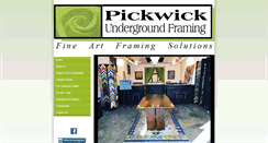 Desktop Screenshot of pickwickundergroundframing.com